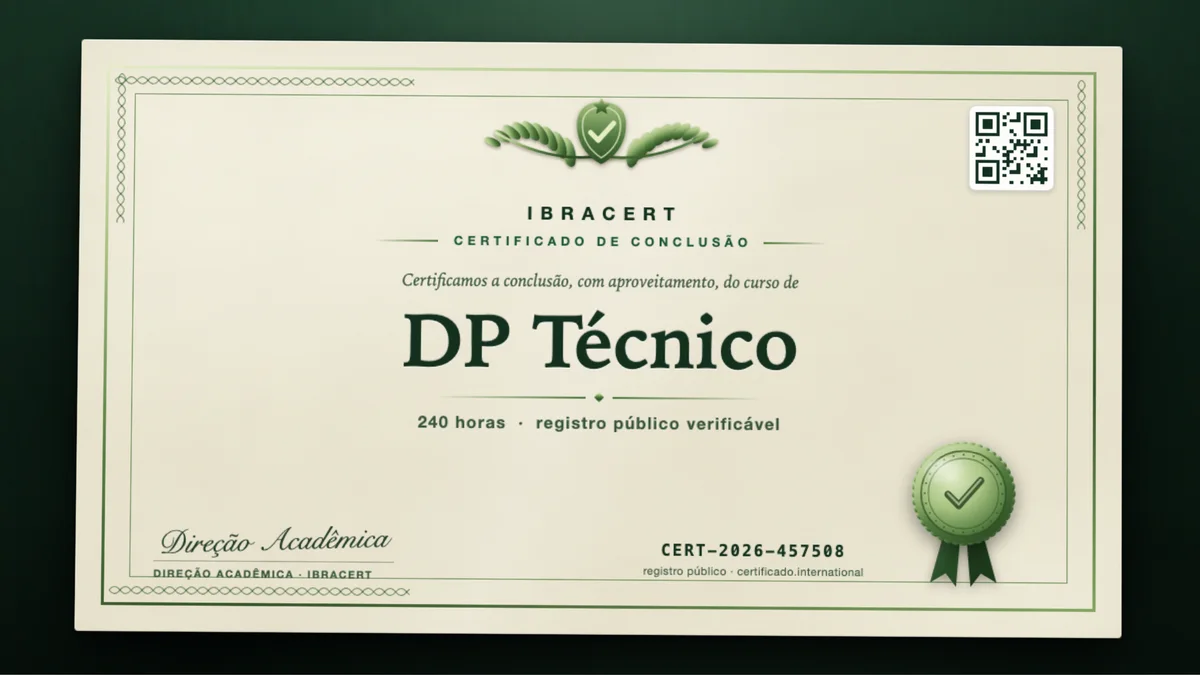Capa do curso DP Técnico