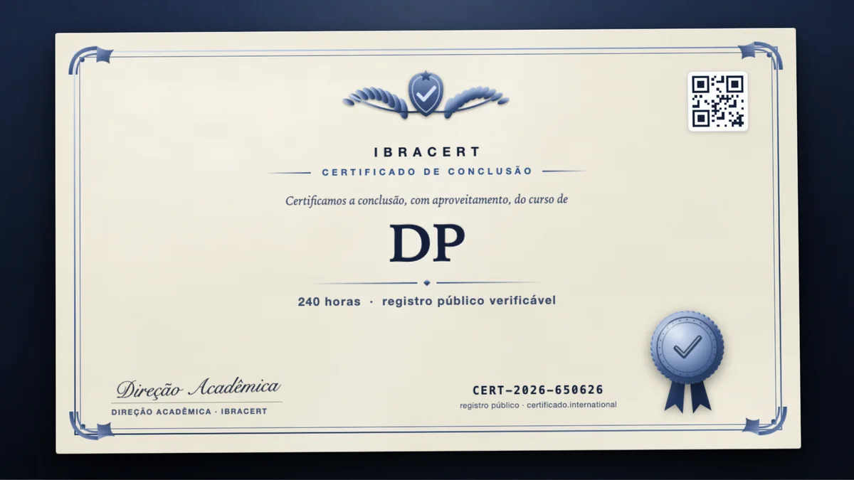 Capa do curso DP