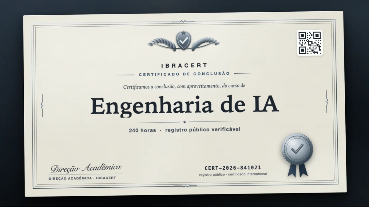 Capa do curso Engenharia de IA