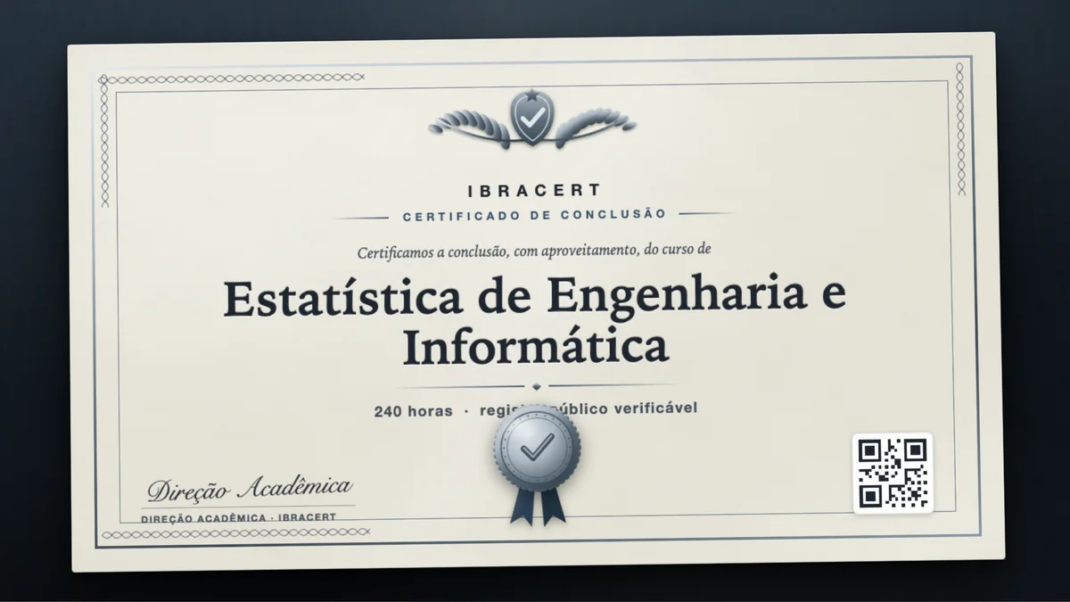 Capa do curso Estatística de Engenharia e Informática