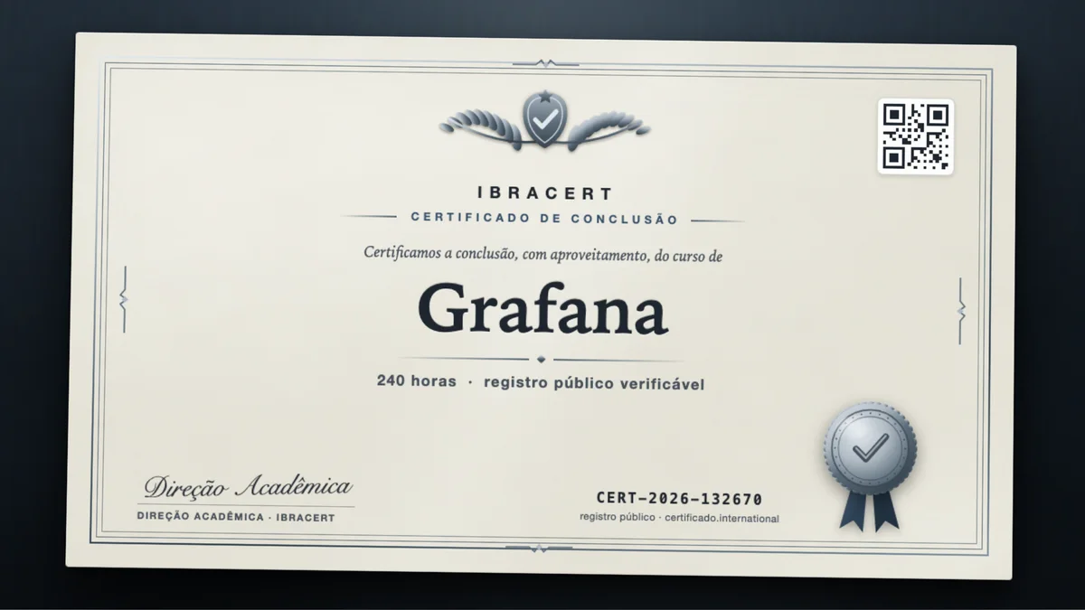 Capa do curso Grafana