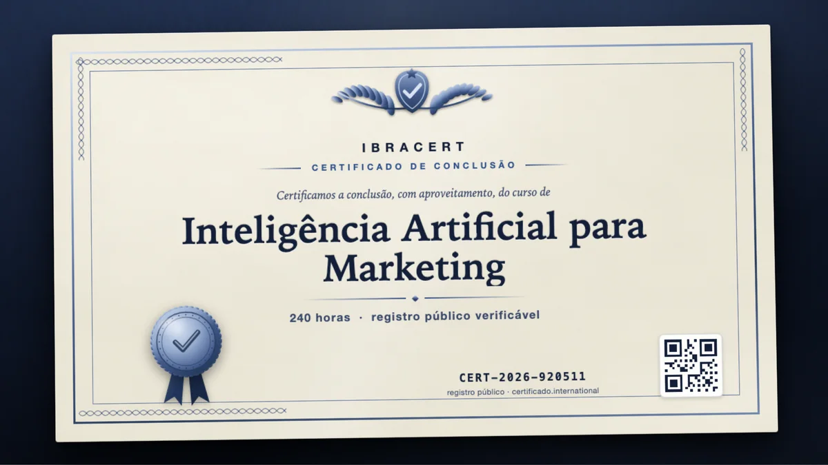 Capa do curso Inteligência Artificial para Marketing