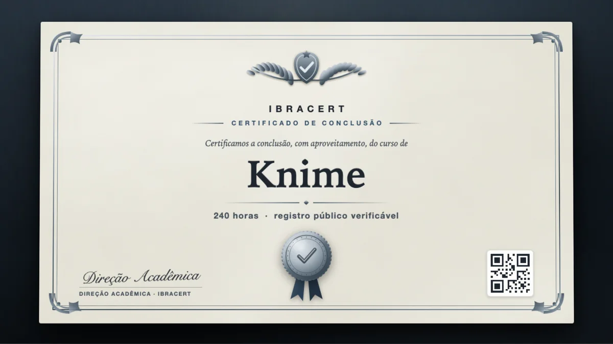 Capa do curso Knime
