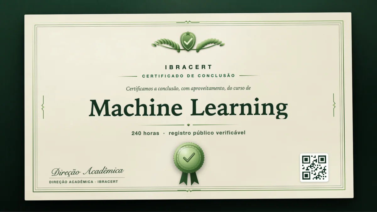 Capa do curso Machine Learning