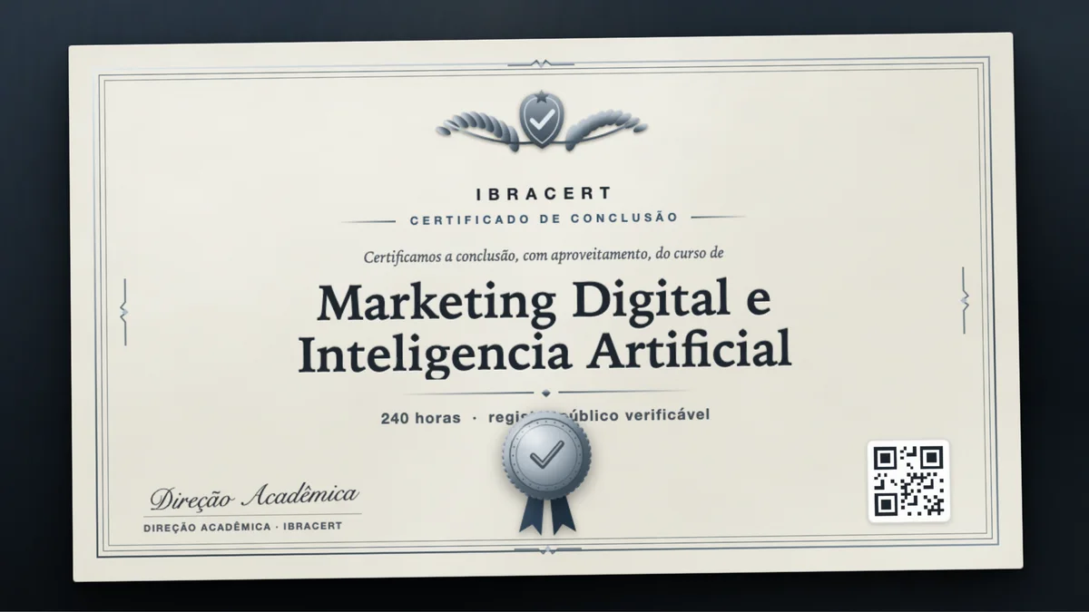 Capa do curso Marketing Digital e Inteligencia Artificial