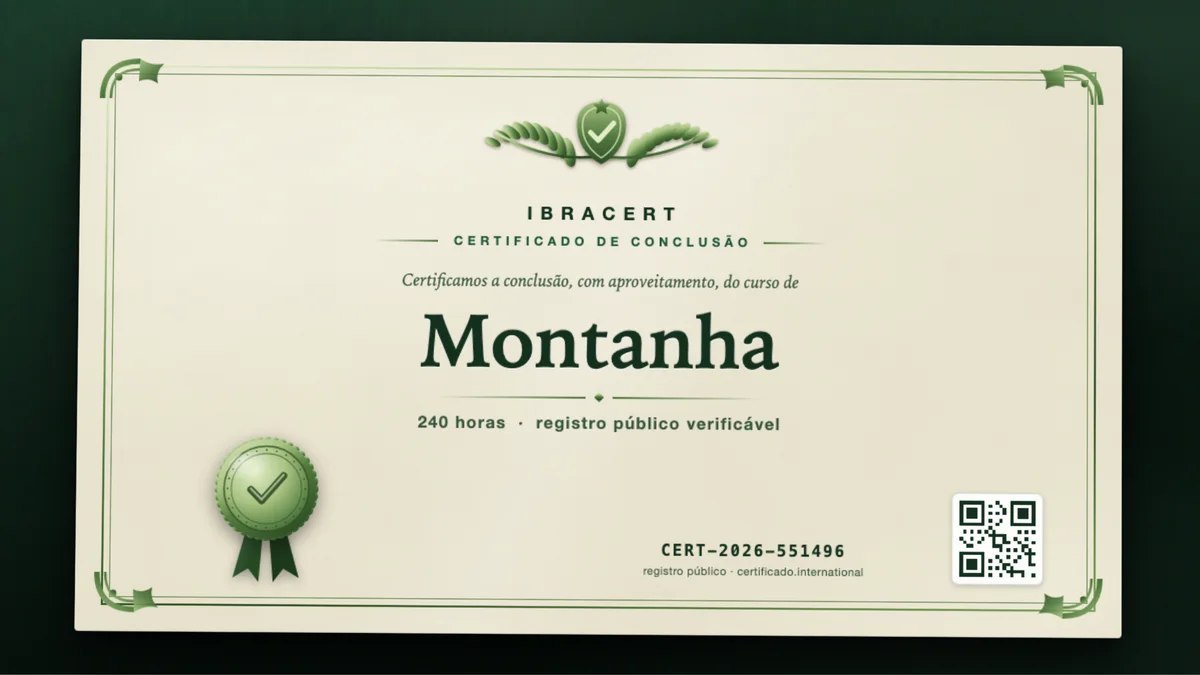 Capa do curso Montanha