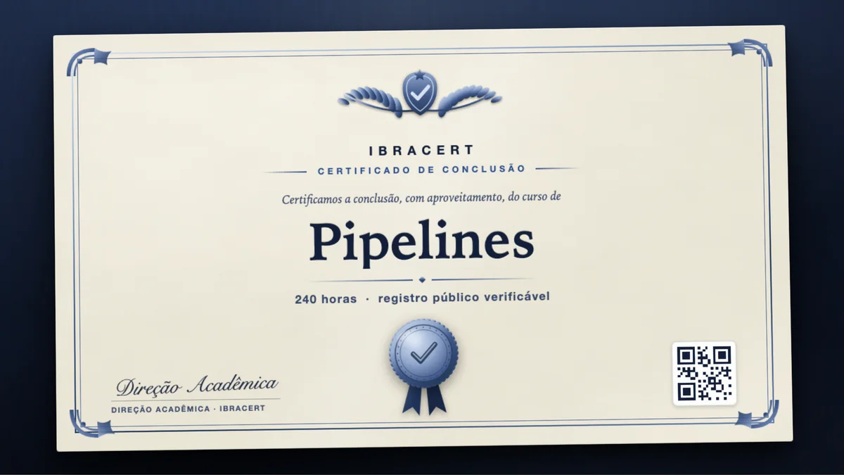 Capa do curso Pipelines