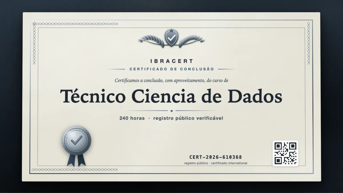 Capa do curso Técnico Ciencia de Dados