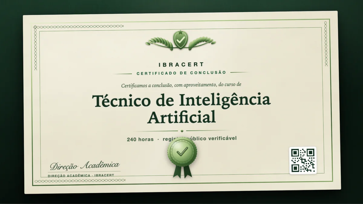 Capa do curso Técnico de Inteligência Artificial