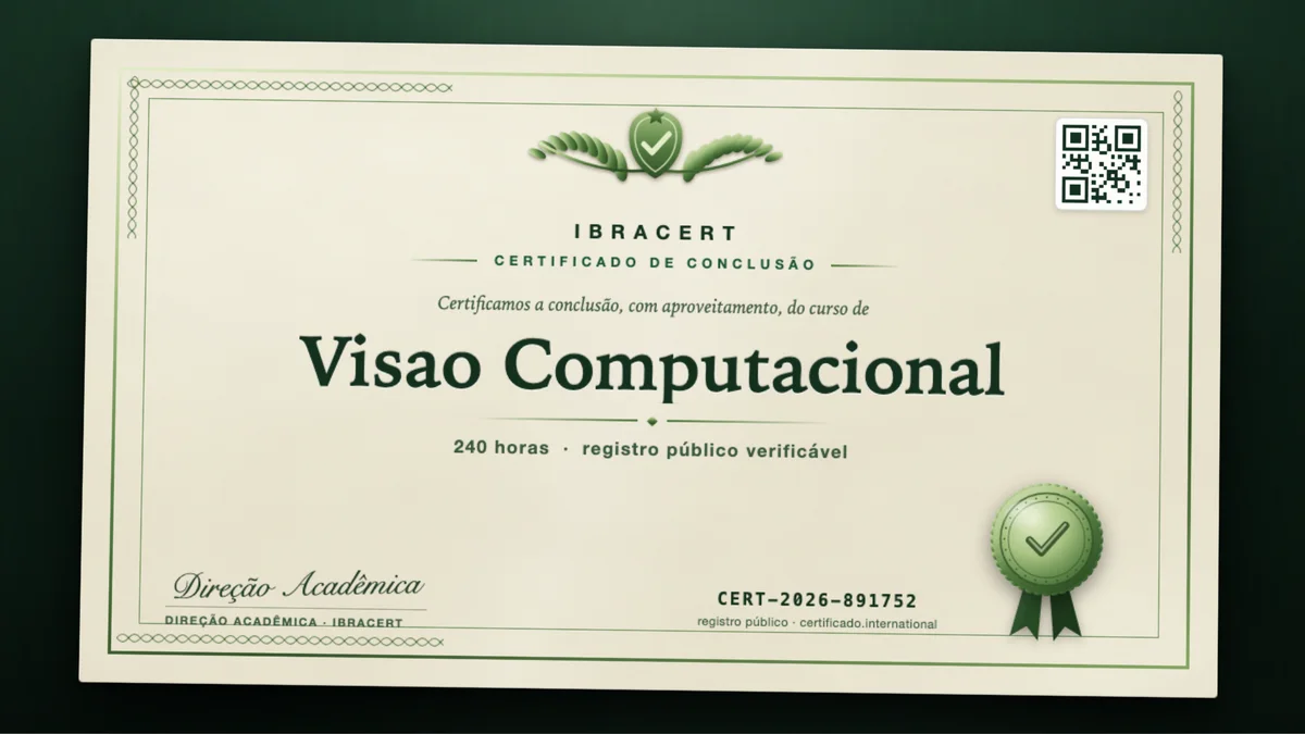 Capa do curso Visao Computacional