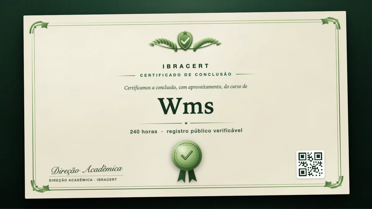 Capa do curso Wms