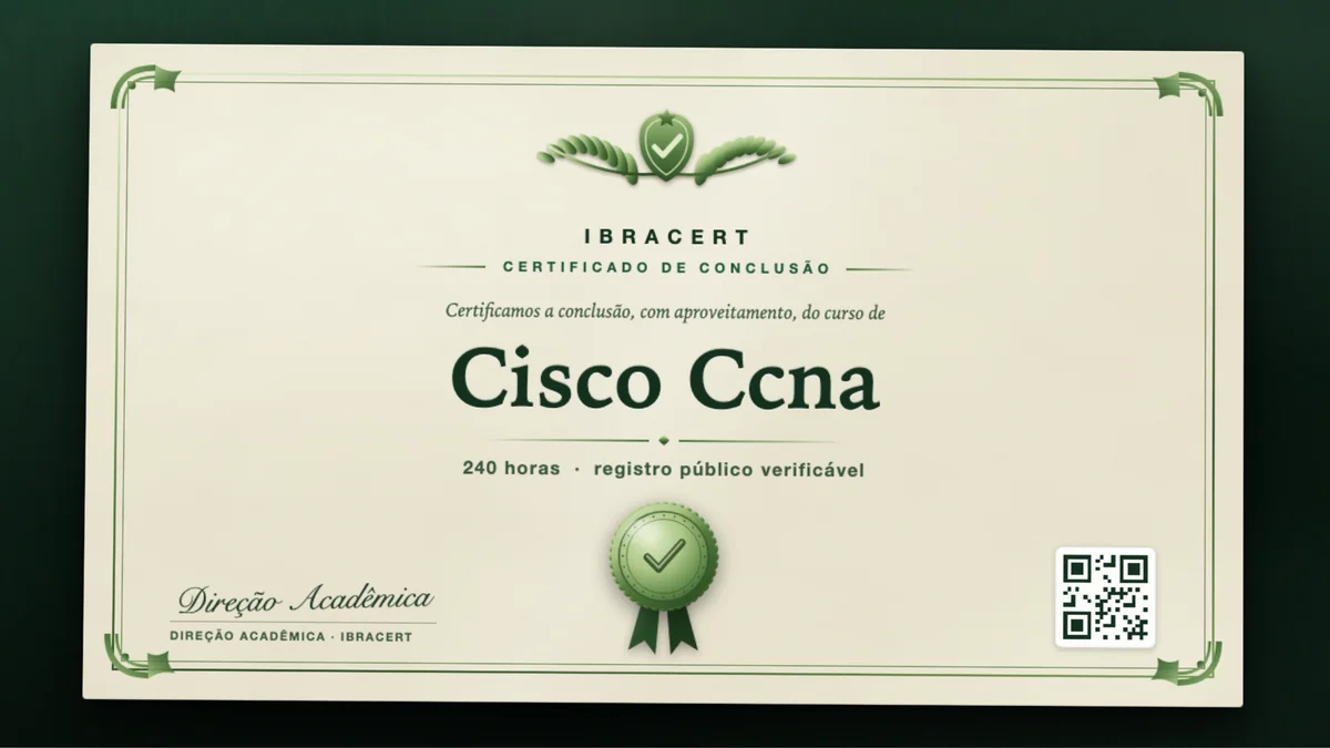 Capa do curso Cisco Ccna