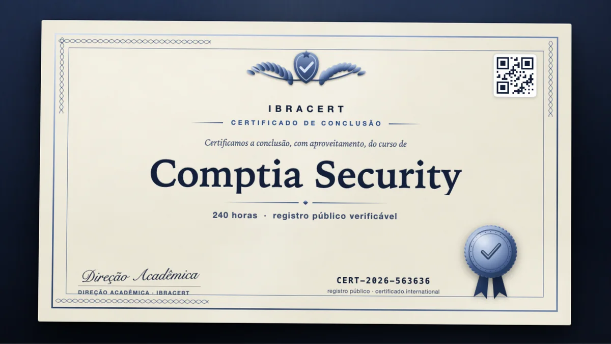 Capa do curso Comptia Security