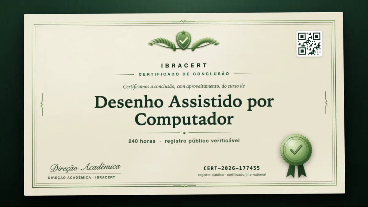 Capa do curso Desenho Assistido por Computador