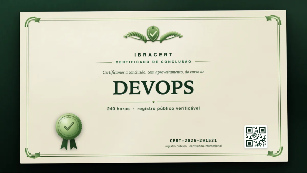 Capa do curso DEVOPS