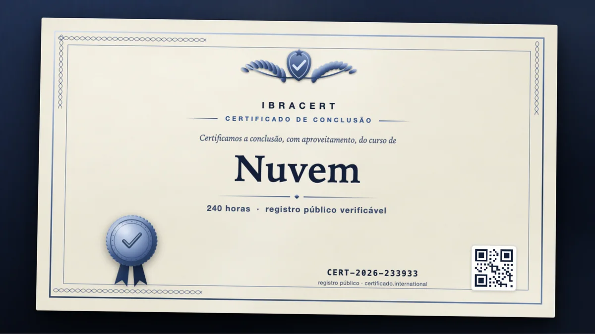 Capa do curso Nuvem