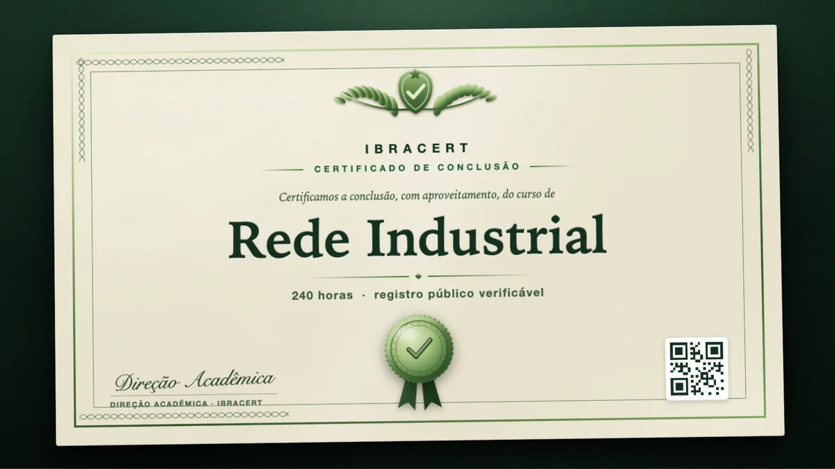 Capa do curso Rede Industrial