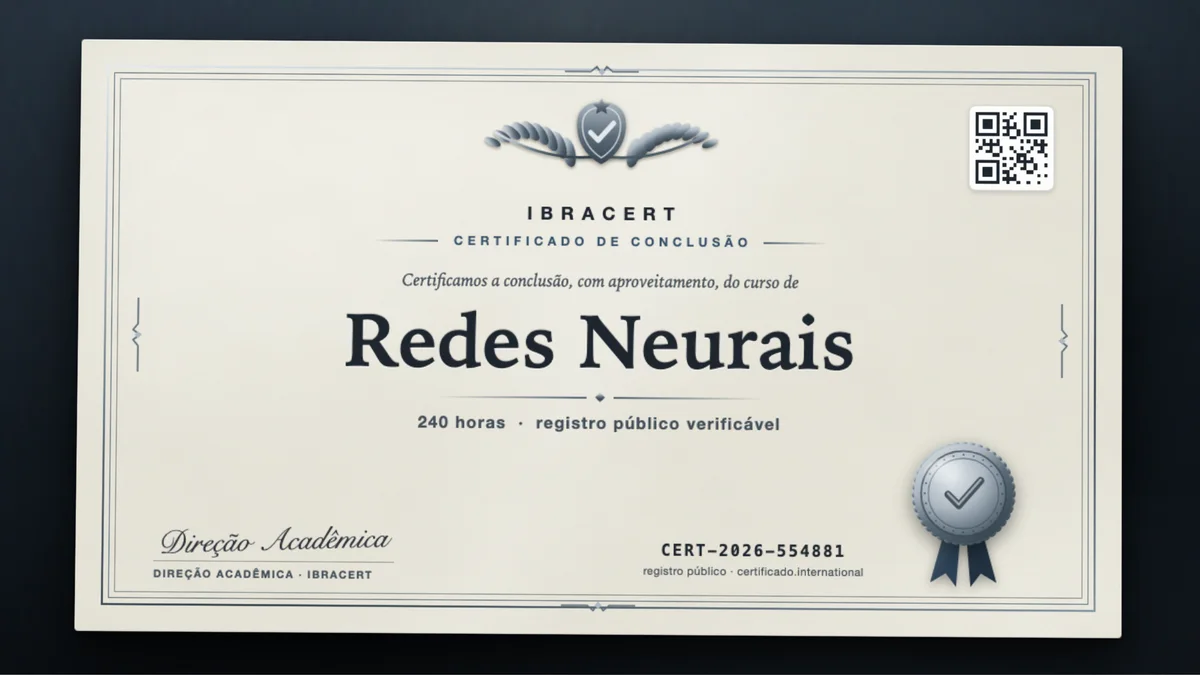 Capa do curso Redes Neurais