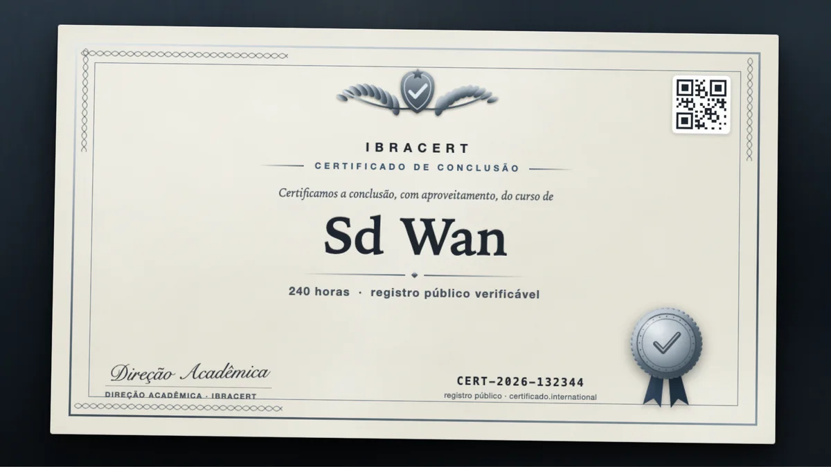 Capa do curso Sd Wan