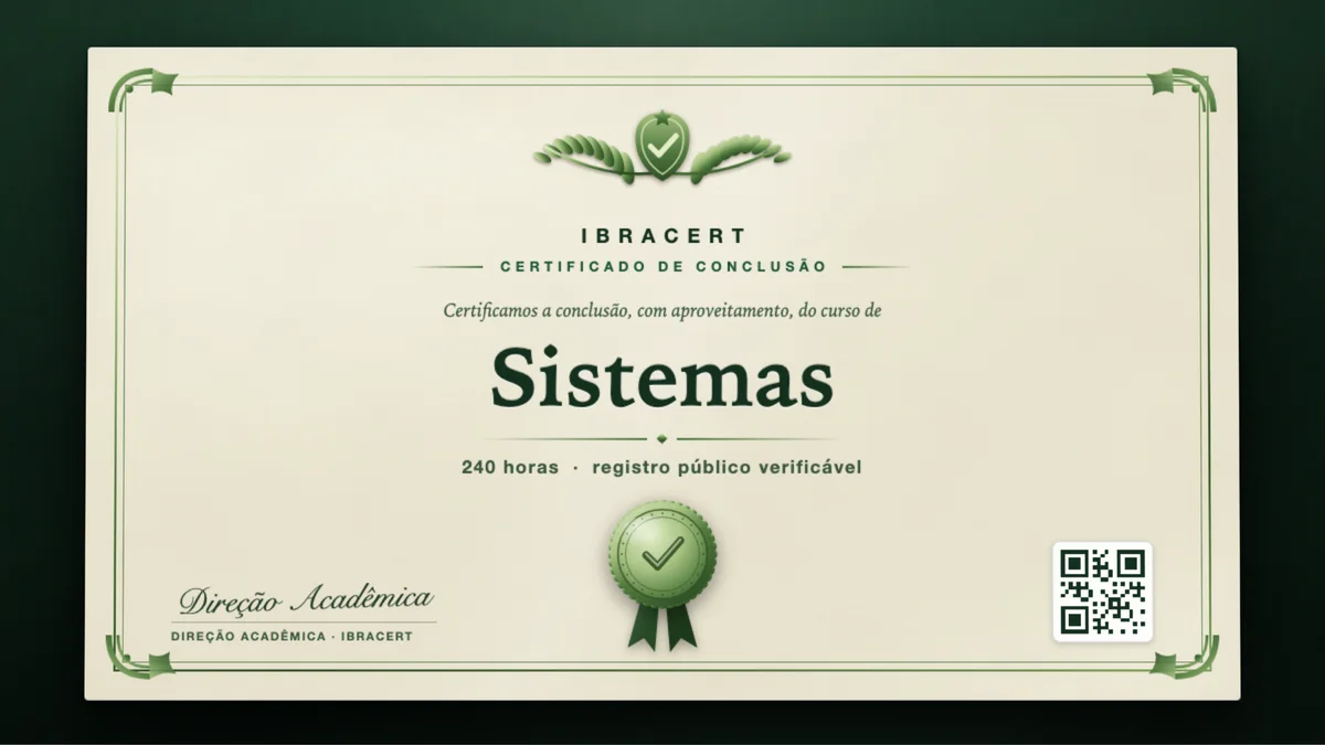 Capa do curso Sistemas