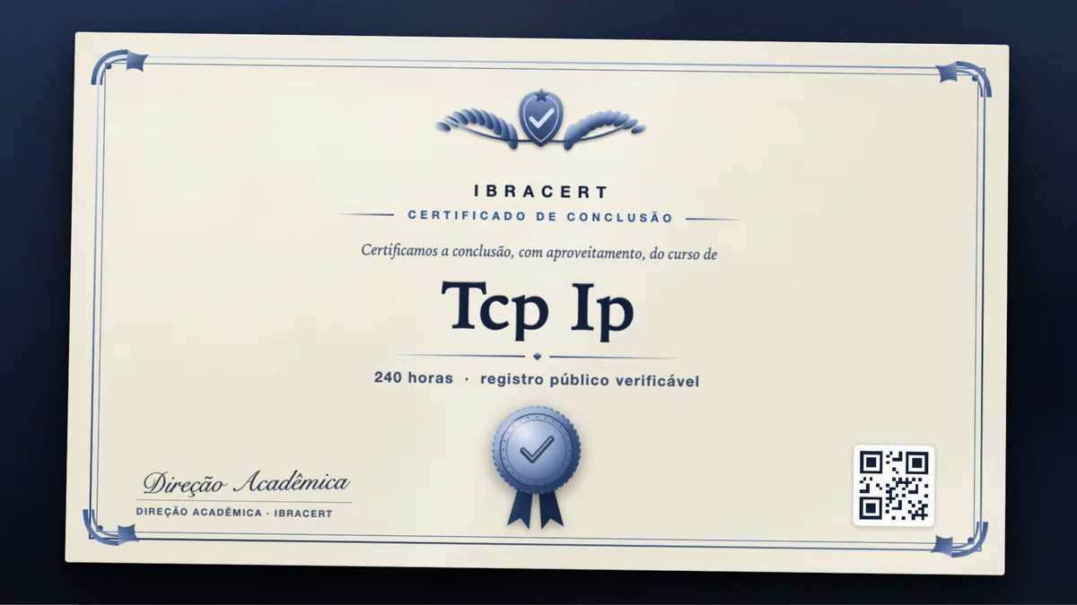 Capa do curso Tcp Ip