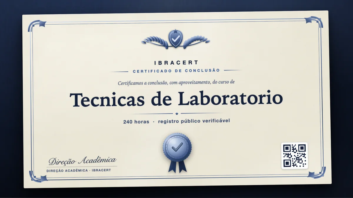 Capa do curso Tecnicas de Laboratorio