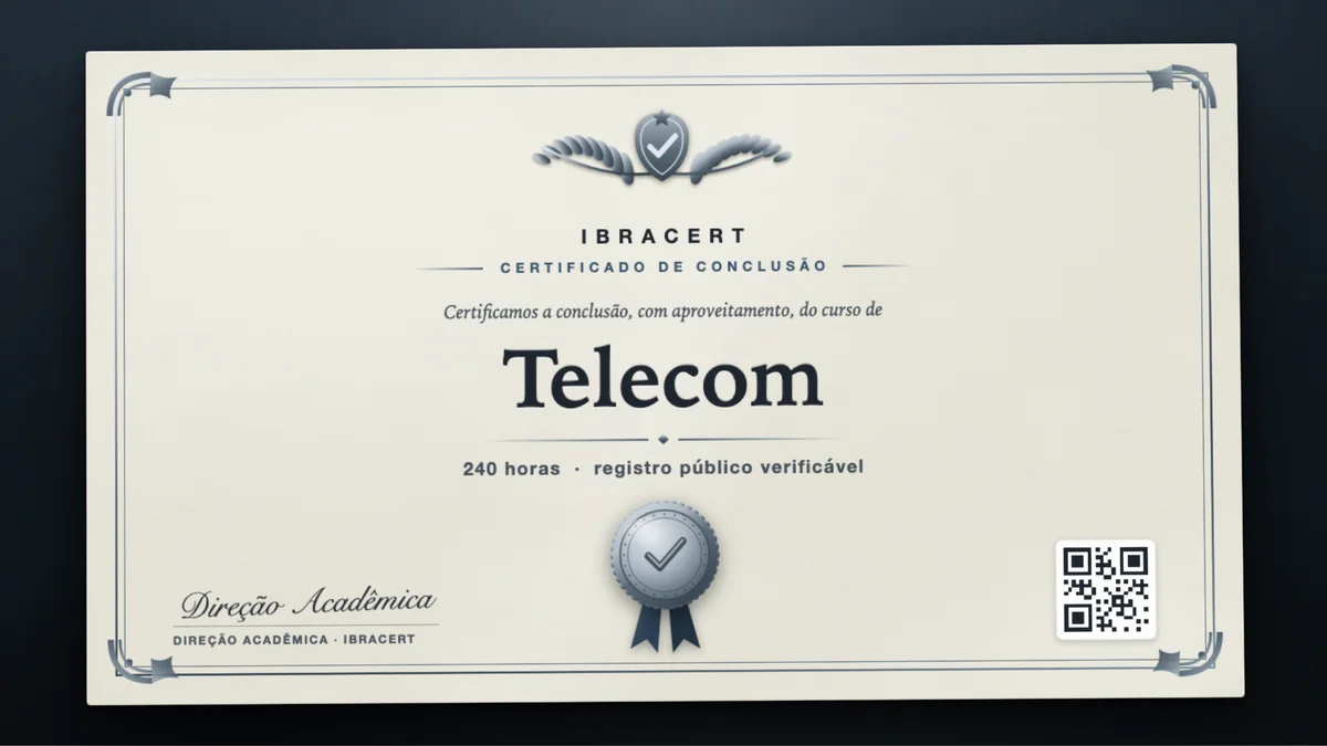 Capa do curso Telecom