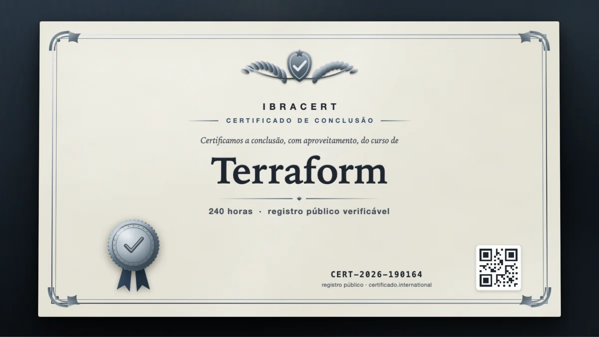 Capa do curso Terraform