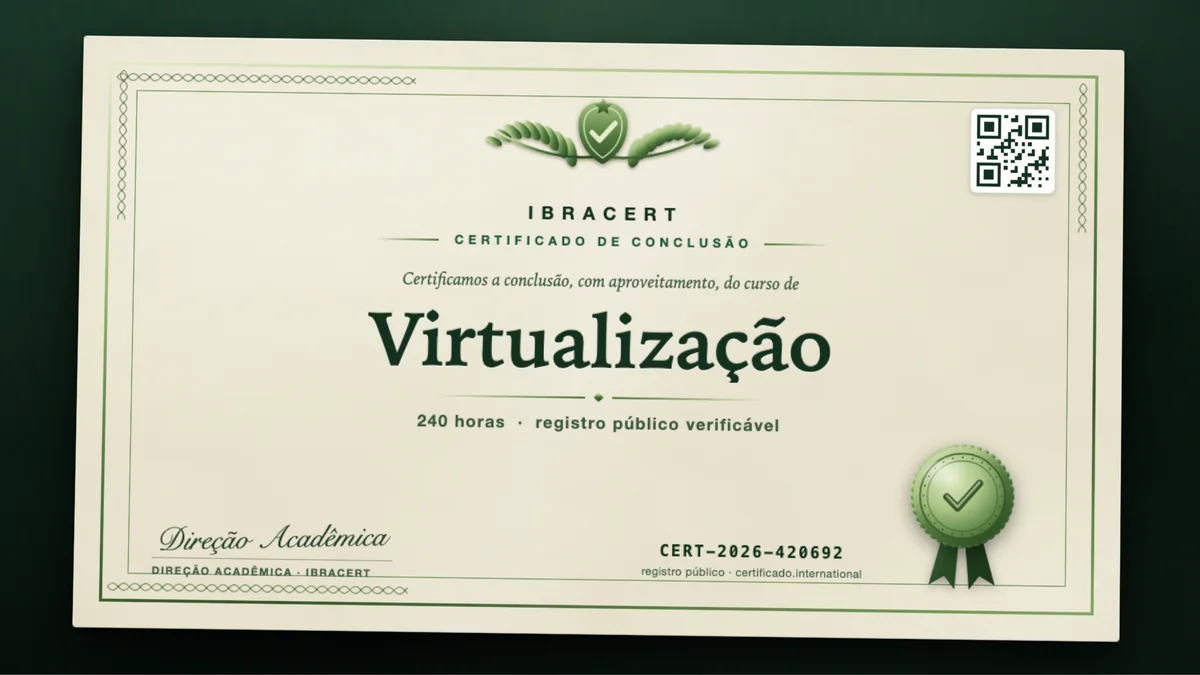 Capa do curso Virtualização