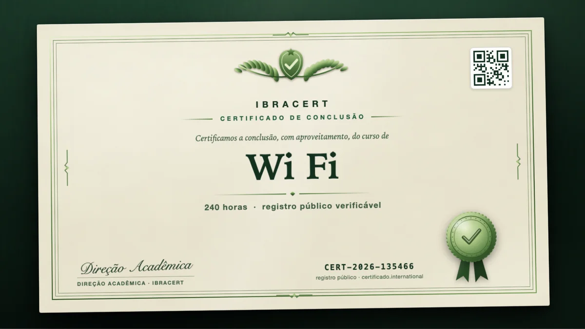 Capa do curso Wi Fi