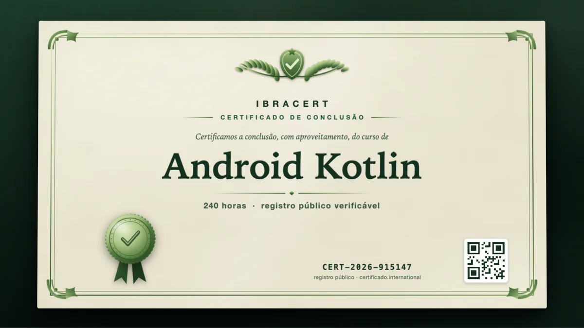 Capa do curso Android Kotlin