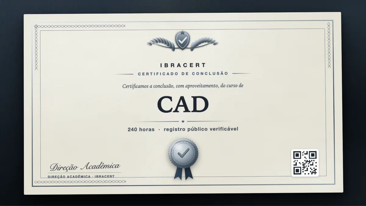 Capa do curso CAD