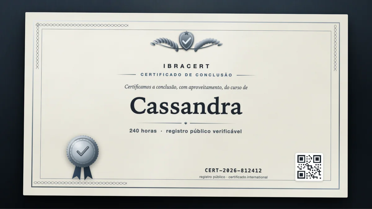 Capa do curso Cassandra