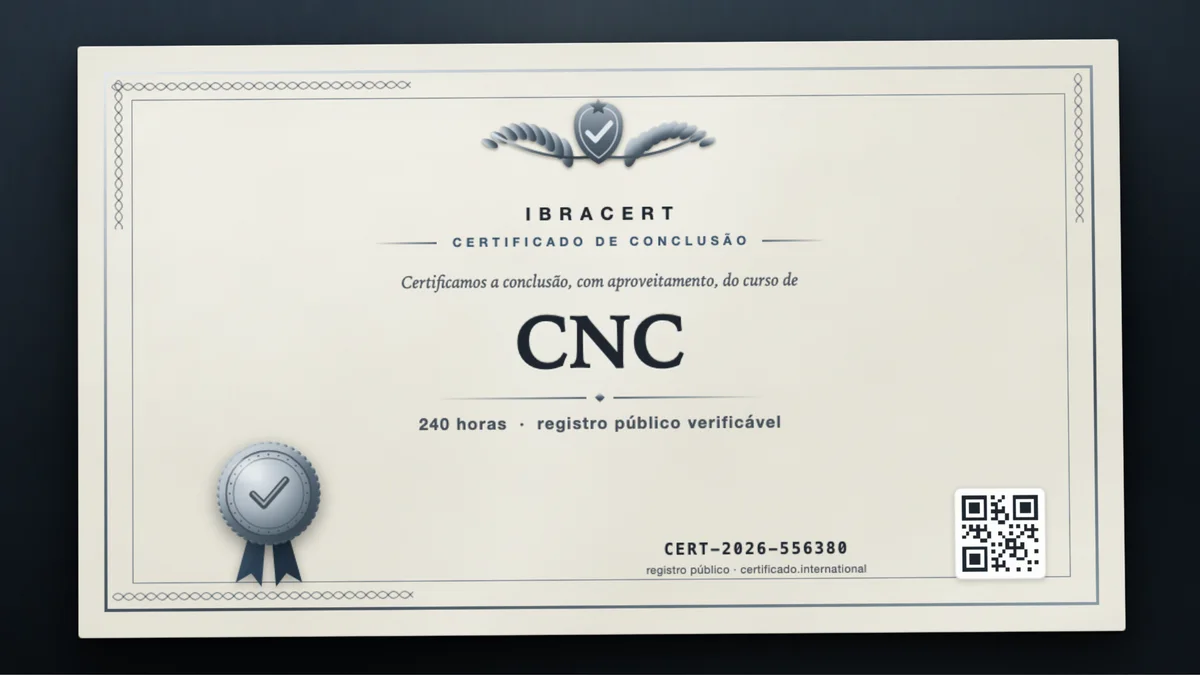 Capa do curso CNC