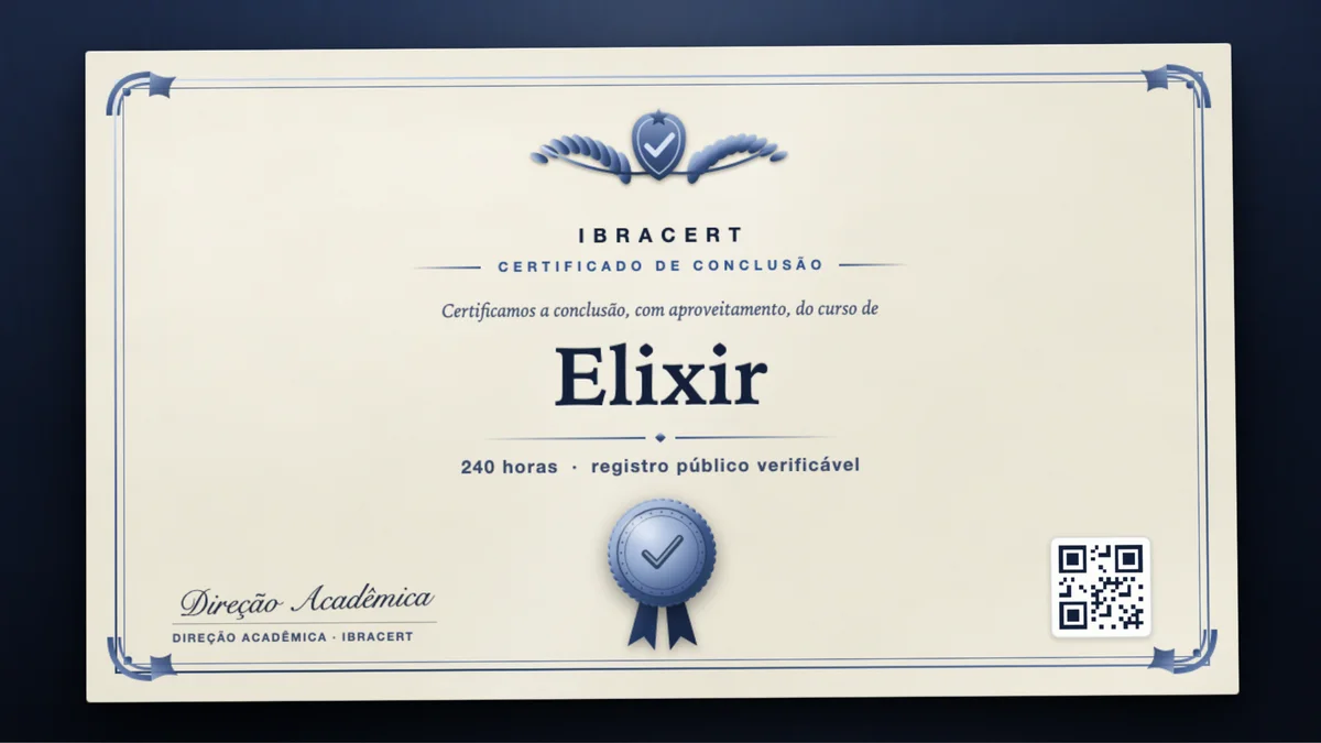 Capa do curso Elixir