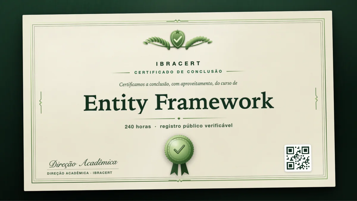 Capa do curso Entity Framework