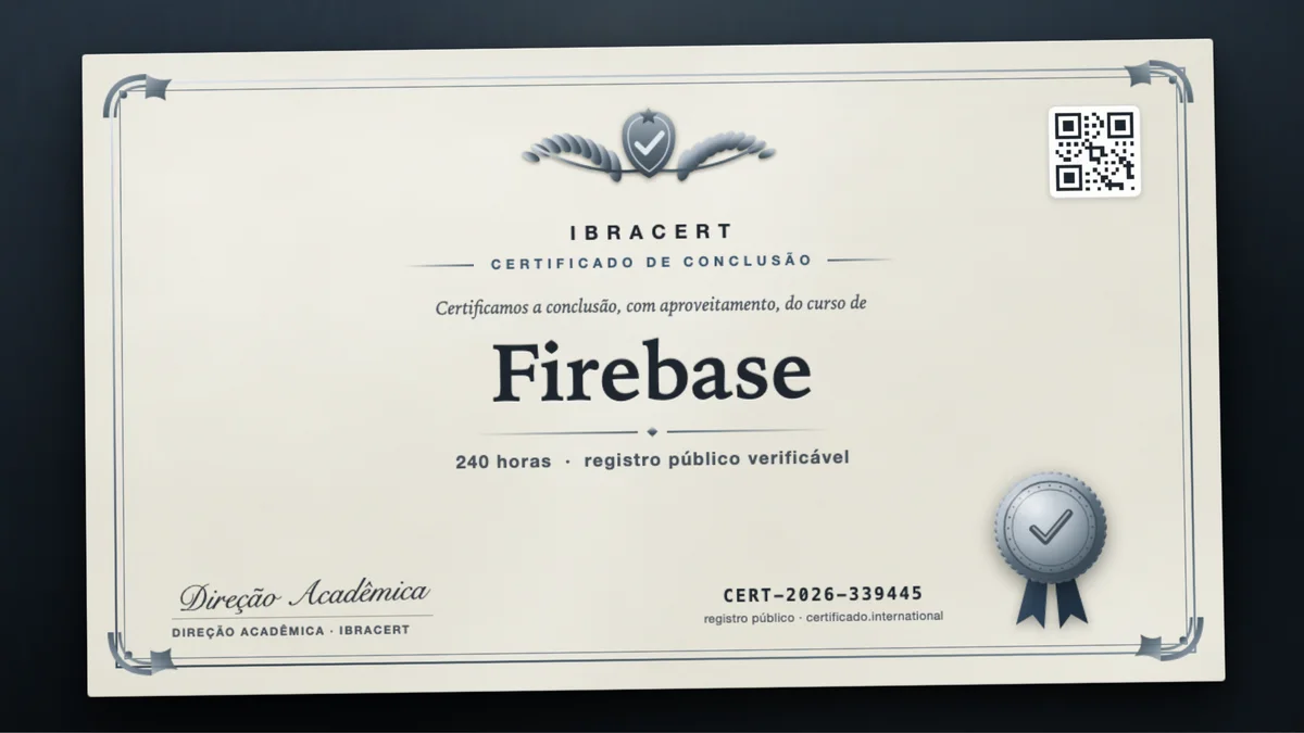 Capa do curso Firebase