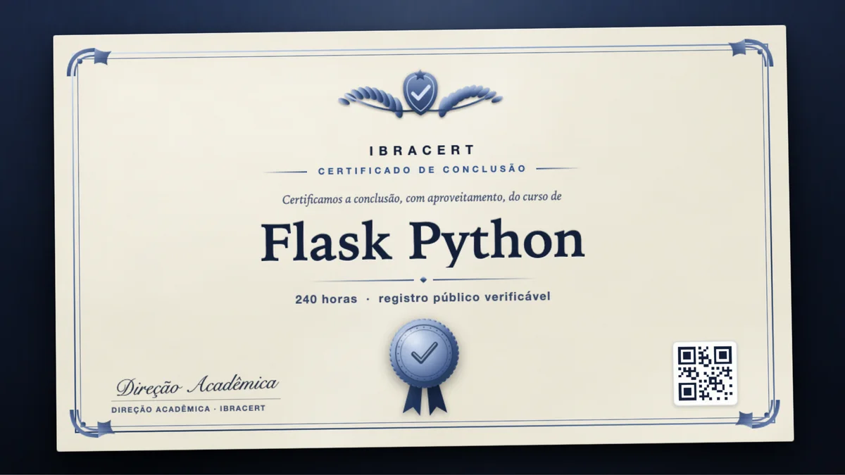 Capa do curso Flask Python
