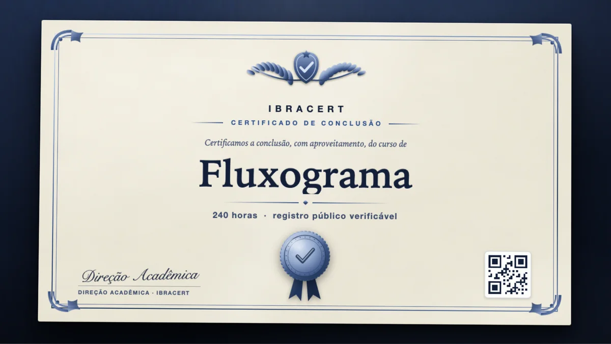 Capa do curso Fluxograma