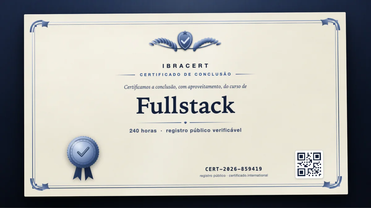 Capa do curso Fullstack