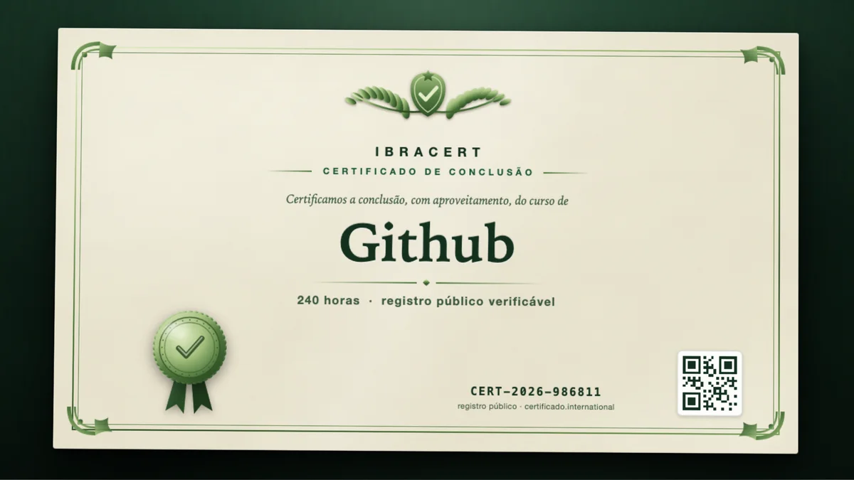 Capa do curso Github