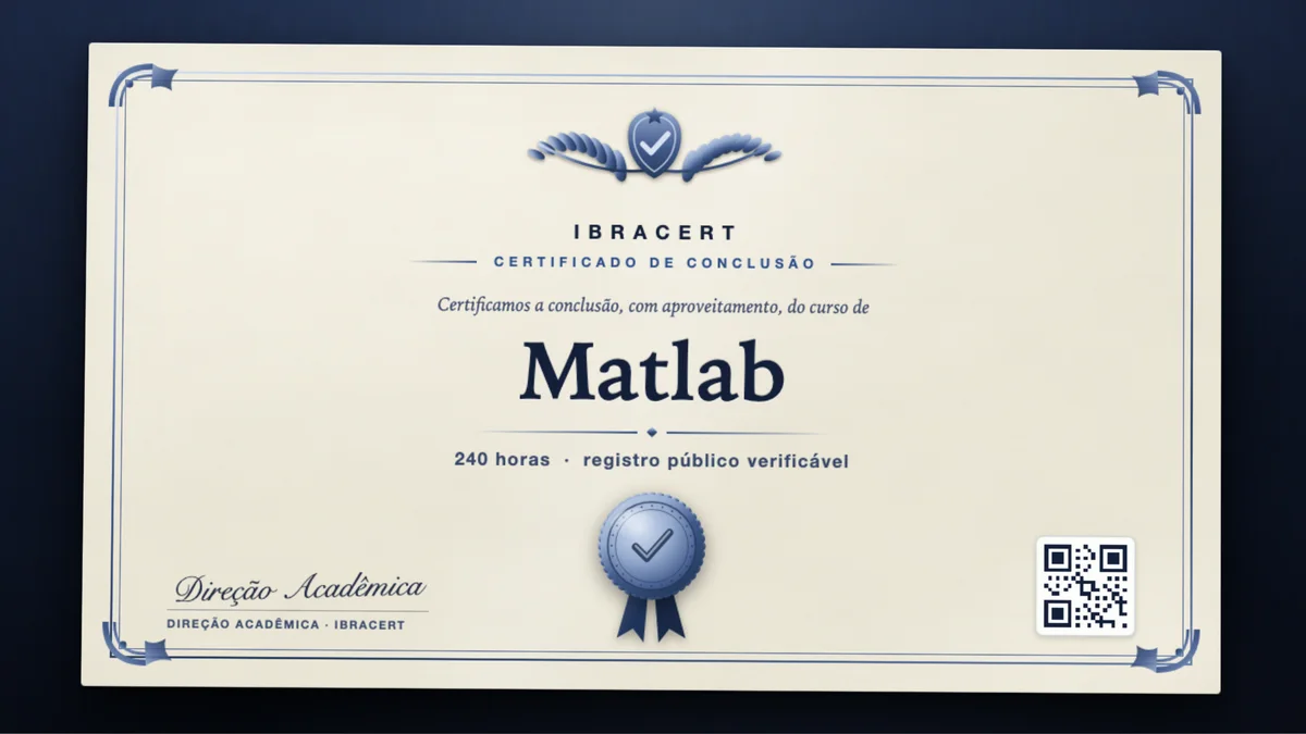 Capa do curso Matlab