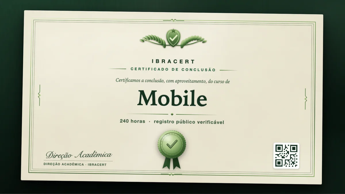 Capa do curso Mobile