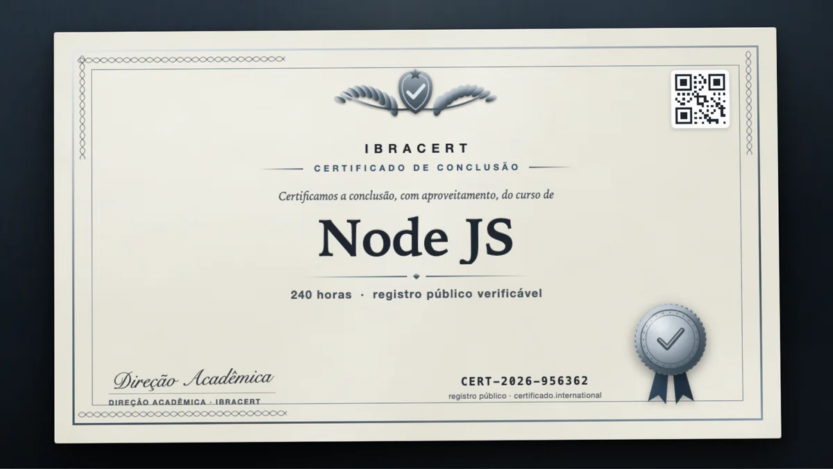 Capa do curso Node.js