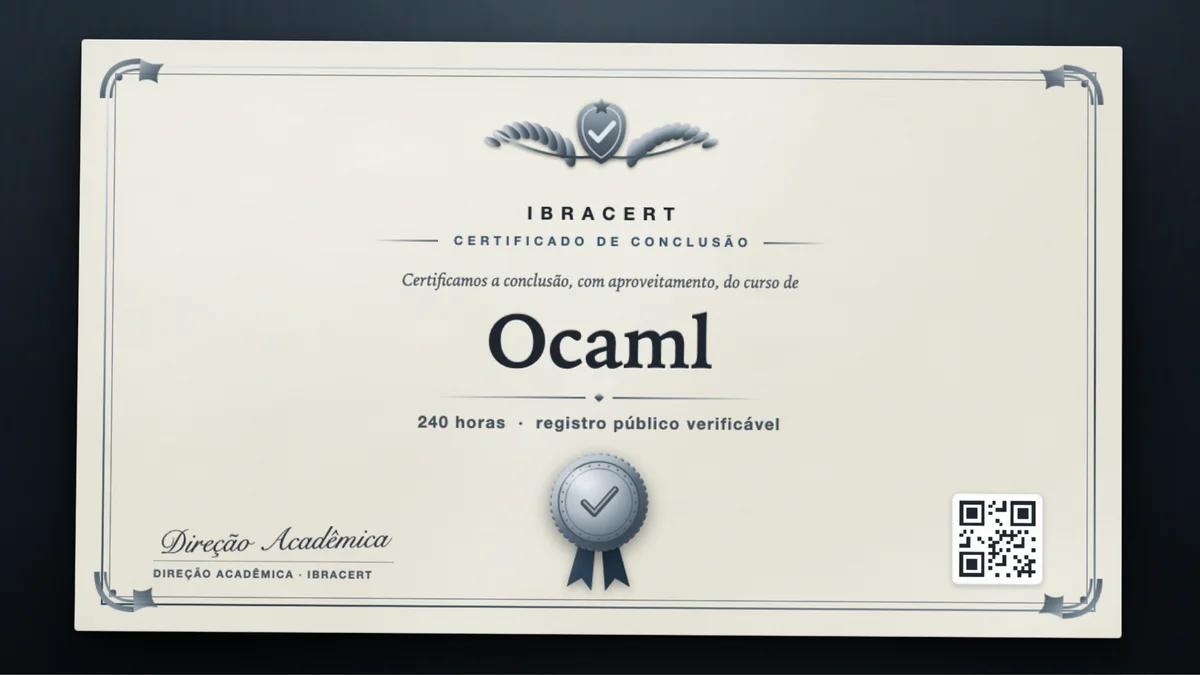 Capa do curso Ocaml
