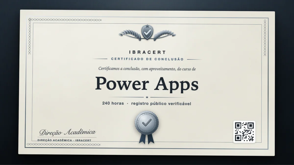 Capa do curso Power Apps