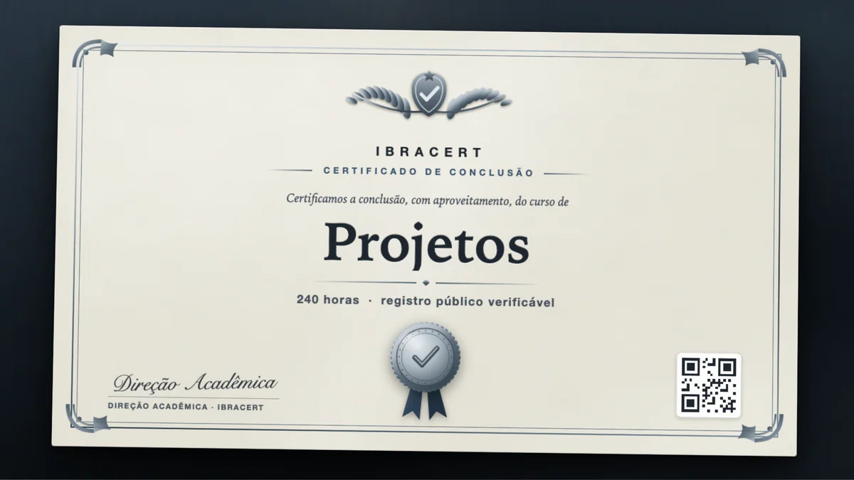 Capa do curso Projetos