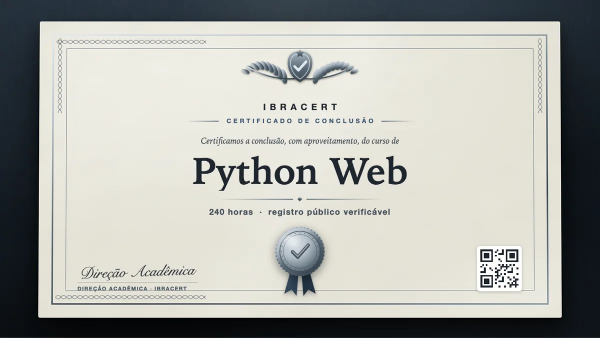Capa do curso Python Web