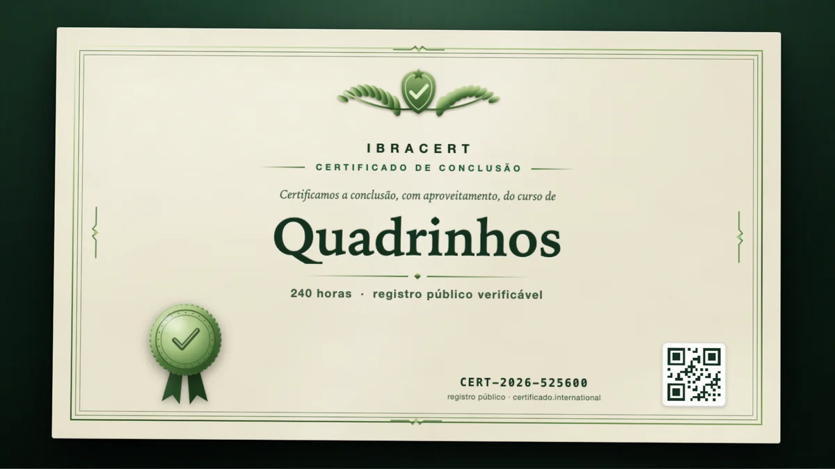 Capa do curso Quadrinhos