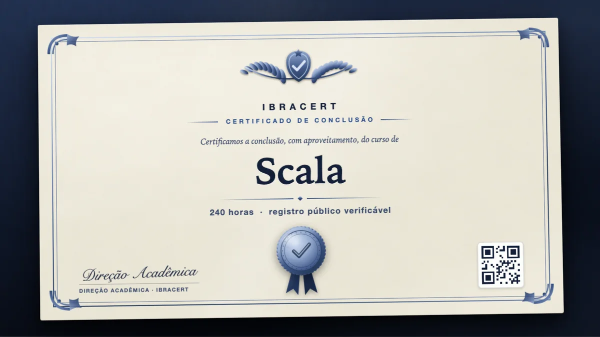 Capa do curso Scala